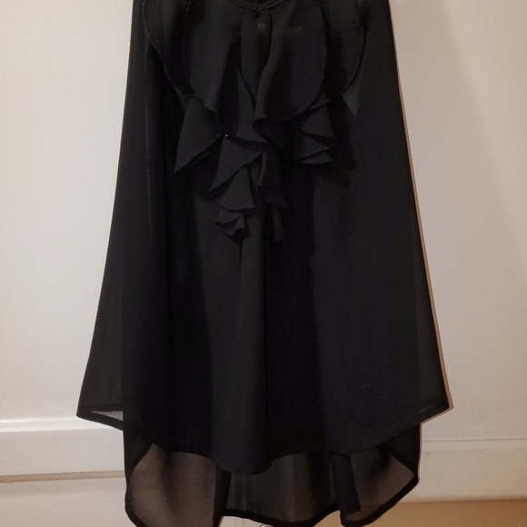 Bozzolo Women's Spaghetti Strap Ruffle Camisole - Picture 3 of 5